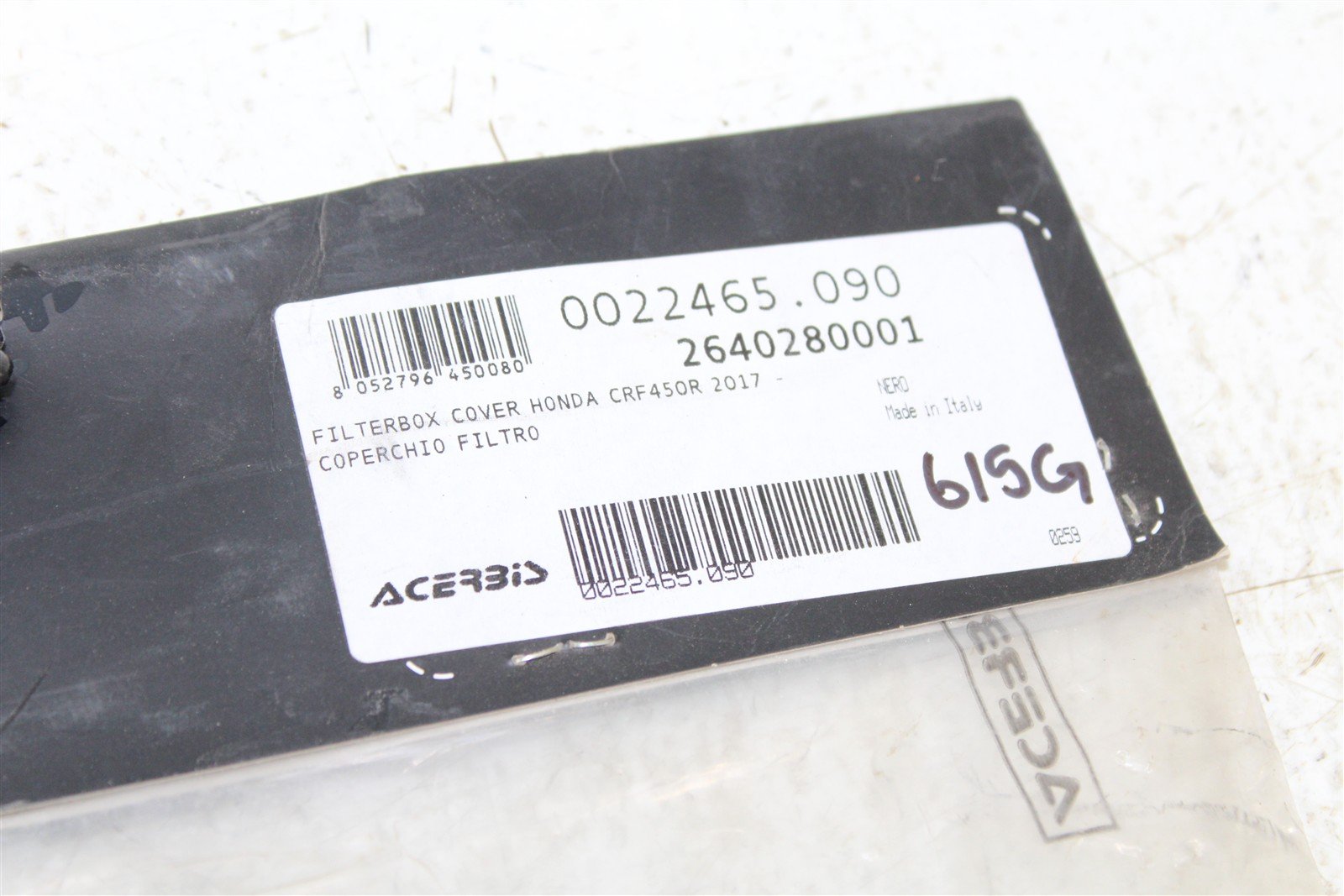 2017 Honda CRF 450R Acerbis Air Box Cover Shrouds Plastics 7101-MEN-A30 615G