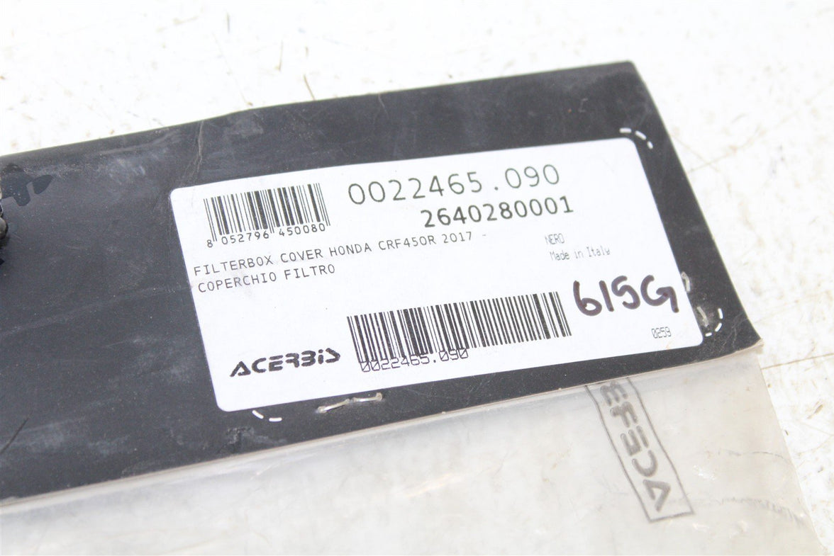 2017 Honda CRF 450R Acerbis Air Box Cover Shrouds Plastics 7101-MEN-A30 615G