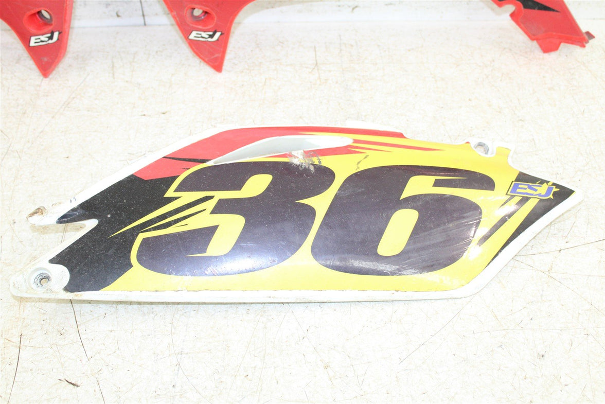 2009 Honda CRF 450R Plastic Set Tank Radiator Shrouds Number Plates 614G