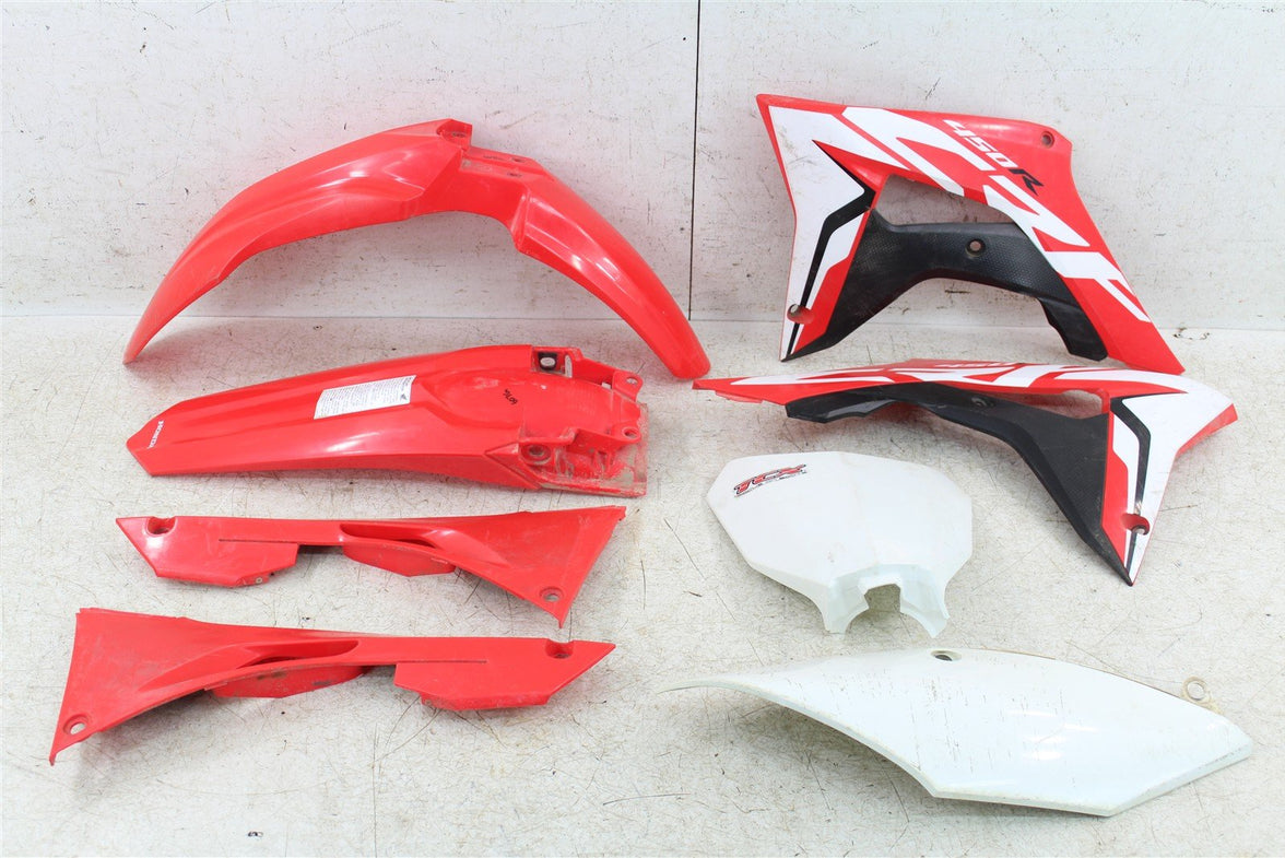 2018 Honda CRF 450R Fender Set Rear Front Number Plates 607G