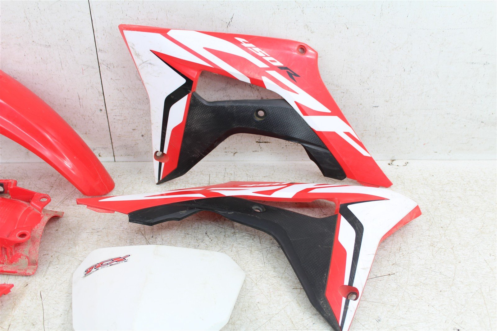 2018 Honda CRF 450R Fender Set Rear Front Number Plates 607G