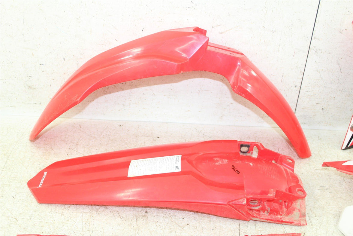 2018 Honda CRF 450R Fender Set Rear Front Number Plates 607G