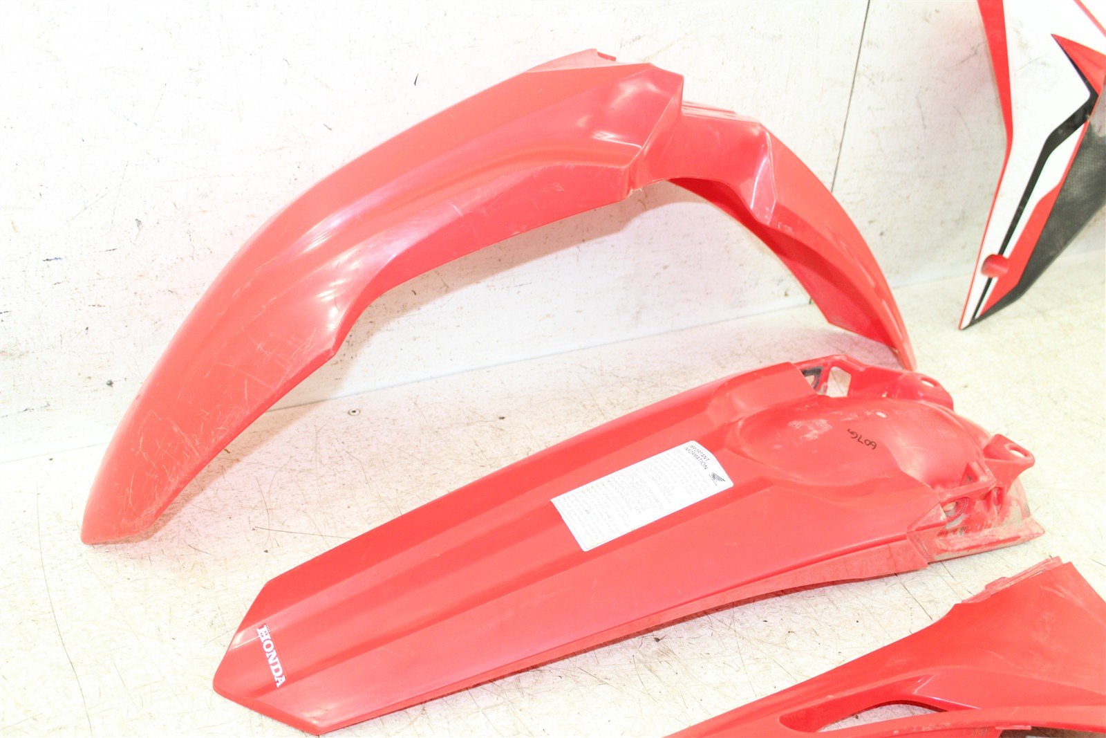 2018 Honda CRF 450R Fender Set Rear Front Number Plates 607G