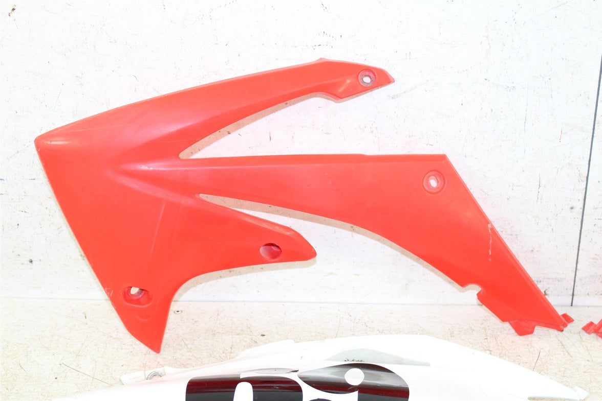2009 Honda CRF 450R Plastic Set Tank Shrouds Fork Guards Number Plates 618G