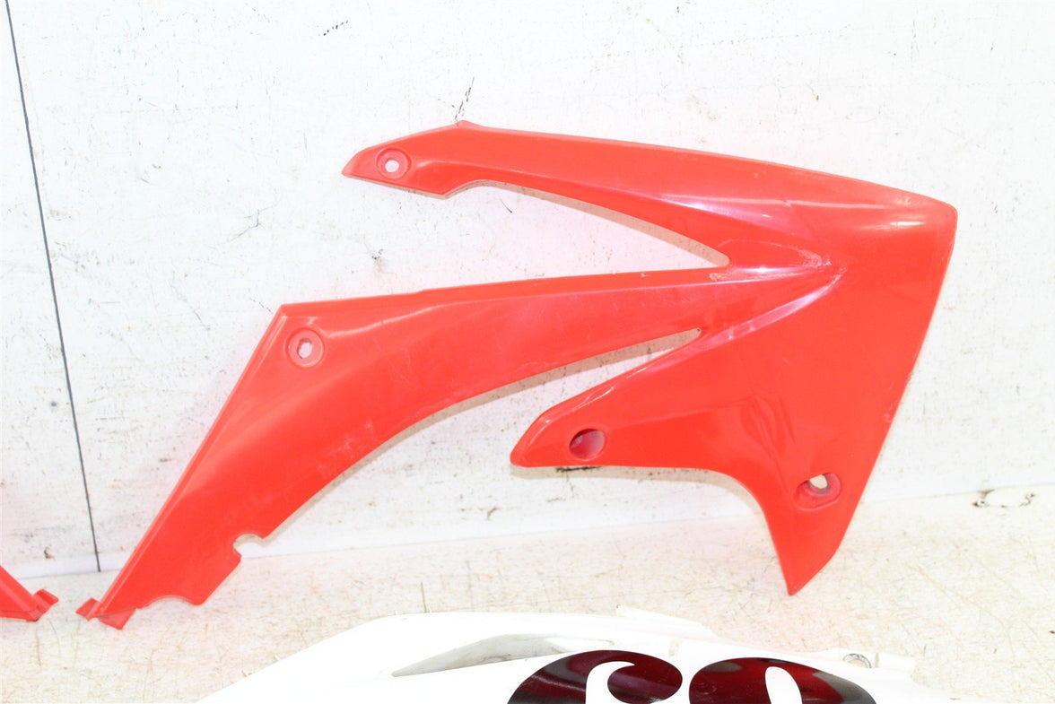 2009 Honda CRF 450R Plastic Set Tank Shrouds Fork Guards Number Plates 618G