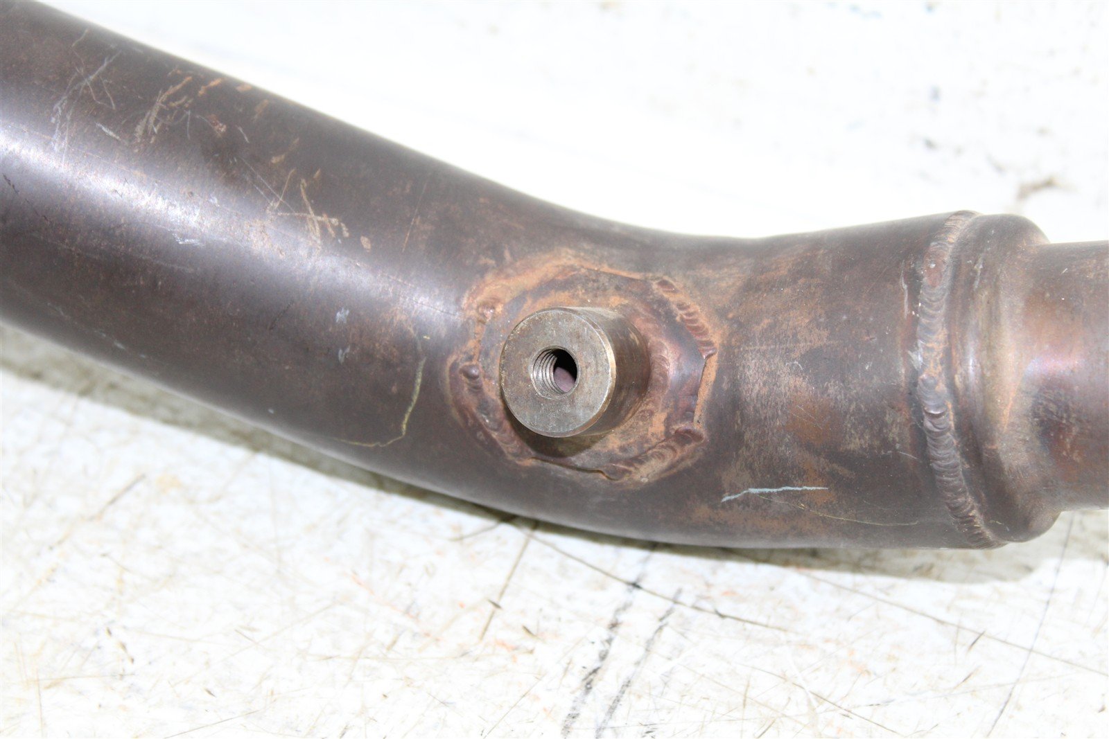 2006 Honda CRF 250R CHM Exhaust System Head Pipe Silencer Muffler 583G
