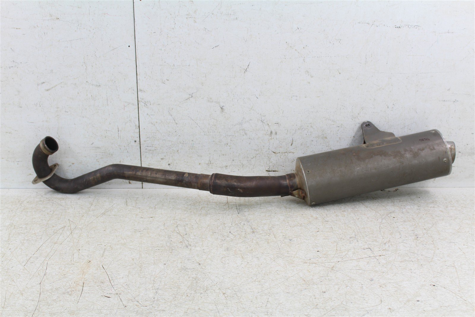 2006 Honda CRF 250R CHM Exhaust System Head Pipe Silencer Muffler 583G