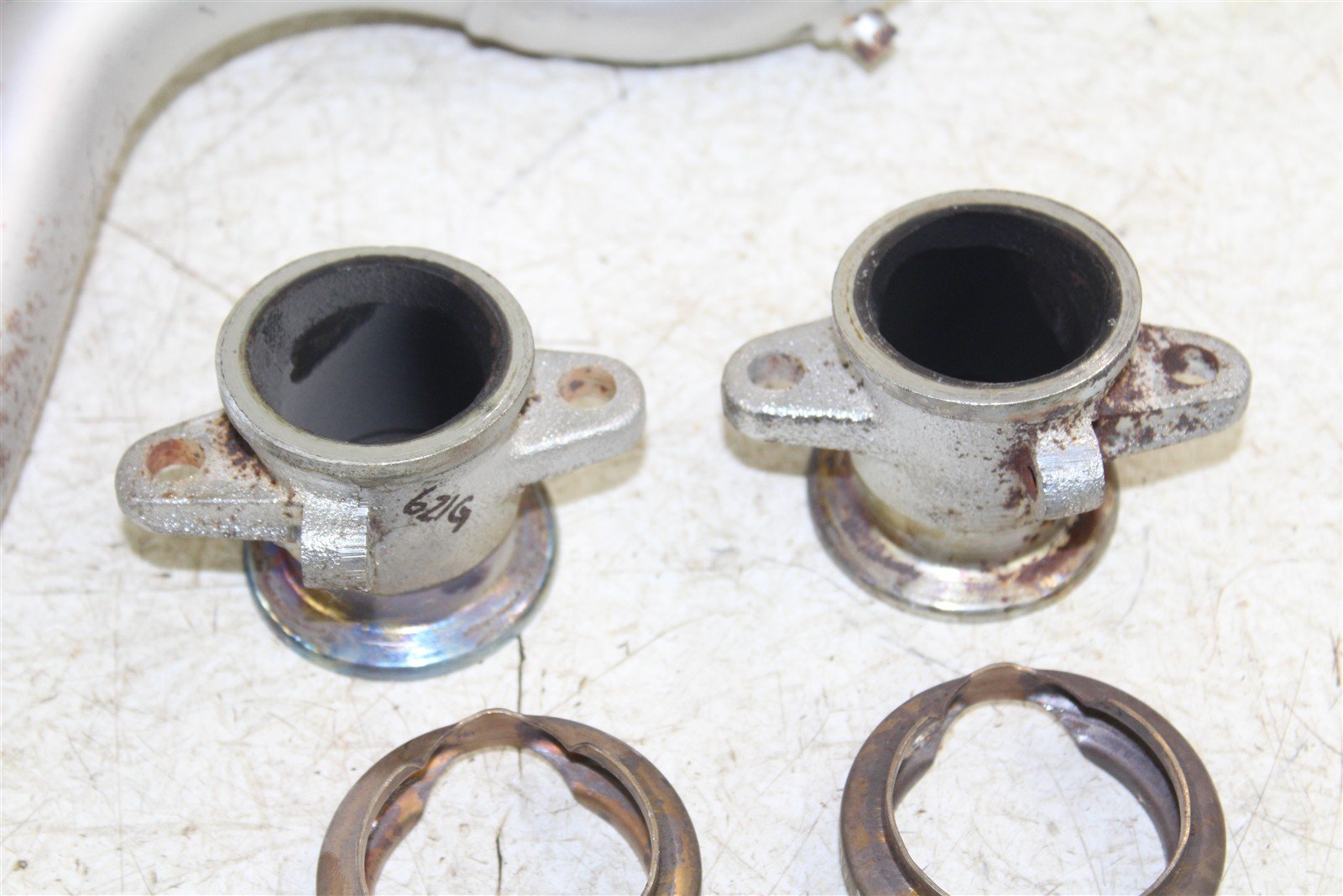 2003 Yamaha V Max VMX12R Exhaust Manifolds w/ Head Pipes 621G