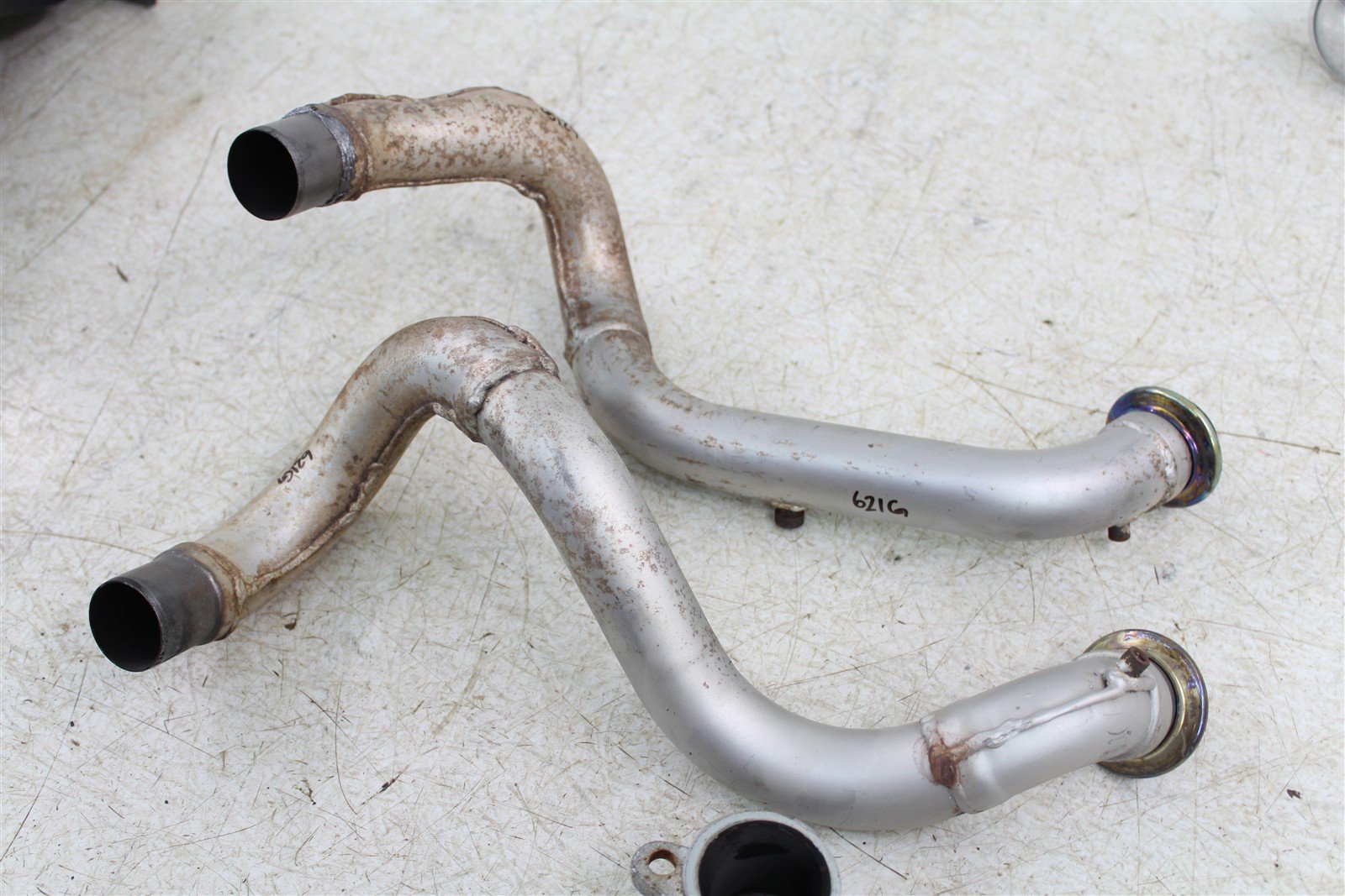 2003 Yamaha V Max VMX12R Exhaust Manifolds w/ Head Pipes 621G