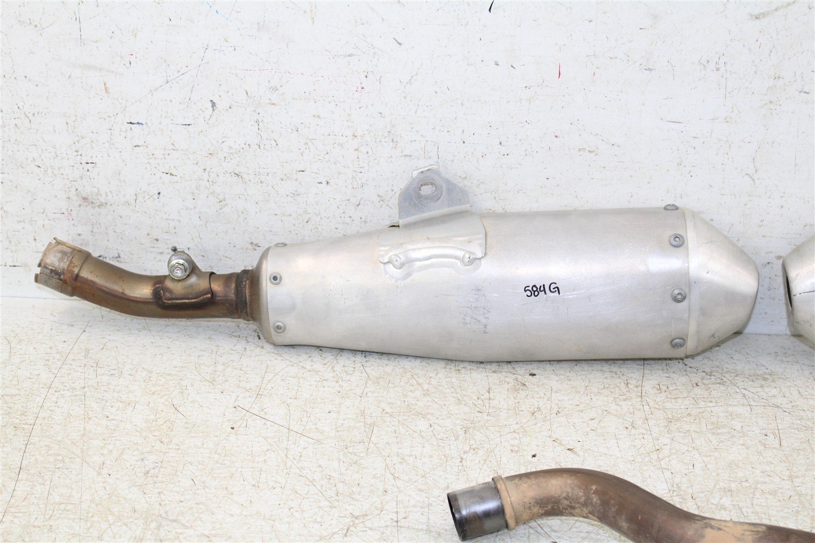 2018 Honda CRF 450R Exhaust System Head Pipe Silencer Muffler 584G