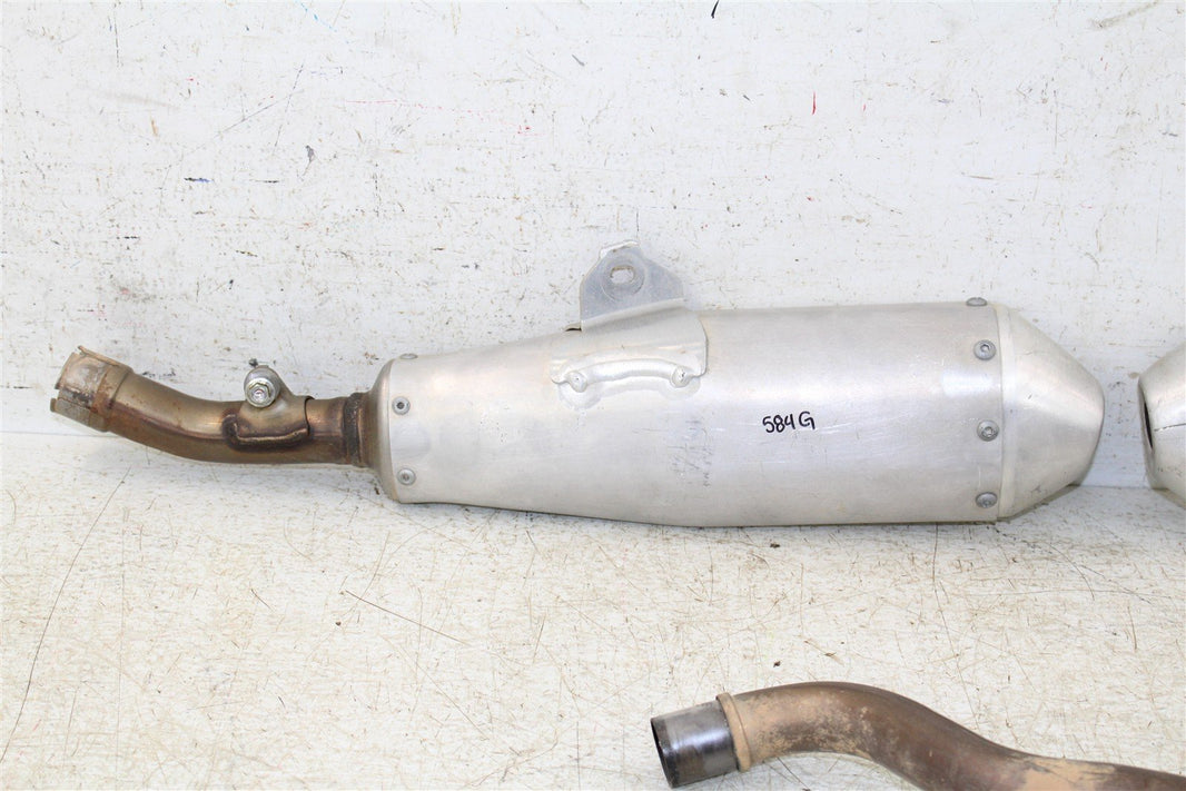 2018 Honda CRF 450R Exhaust System Head Pipe Silencer Muffler 584G