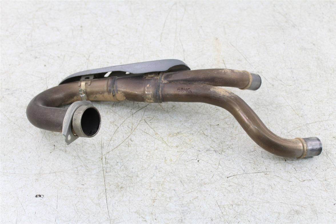 2018 Honda CRF 450R Exhaust System Head Pipe Silencer Muffler 584G