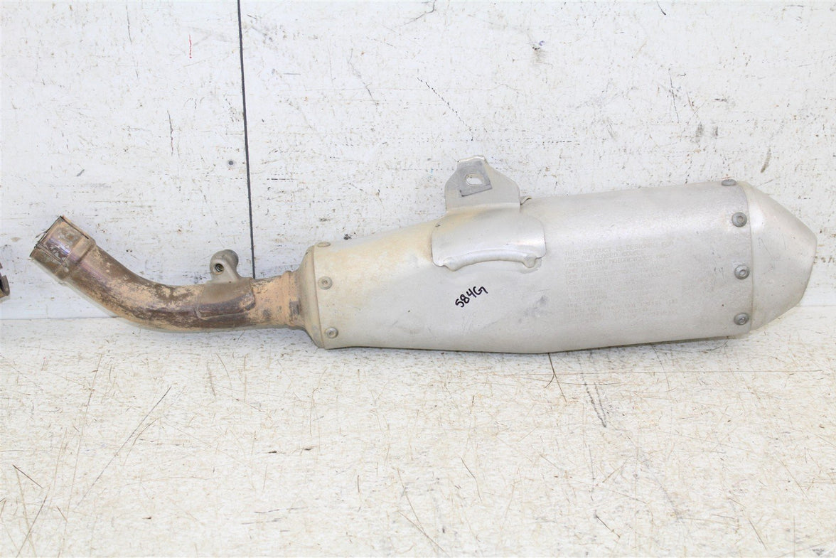 2018 Honda CRF 450R Exhaust System Head Pipe Silencer Muffler 584G