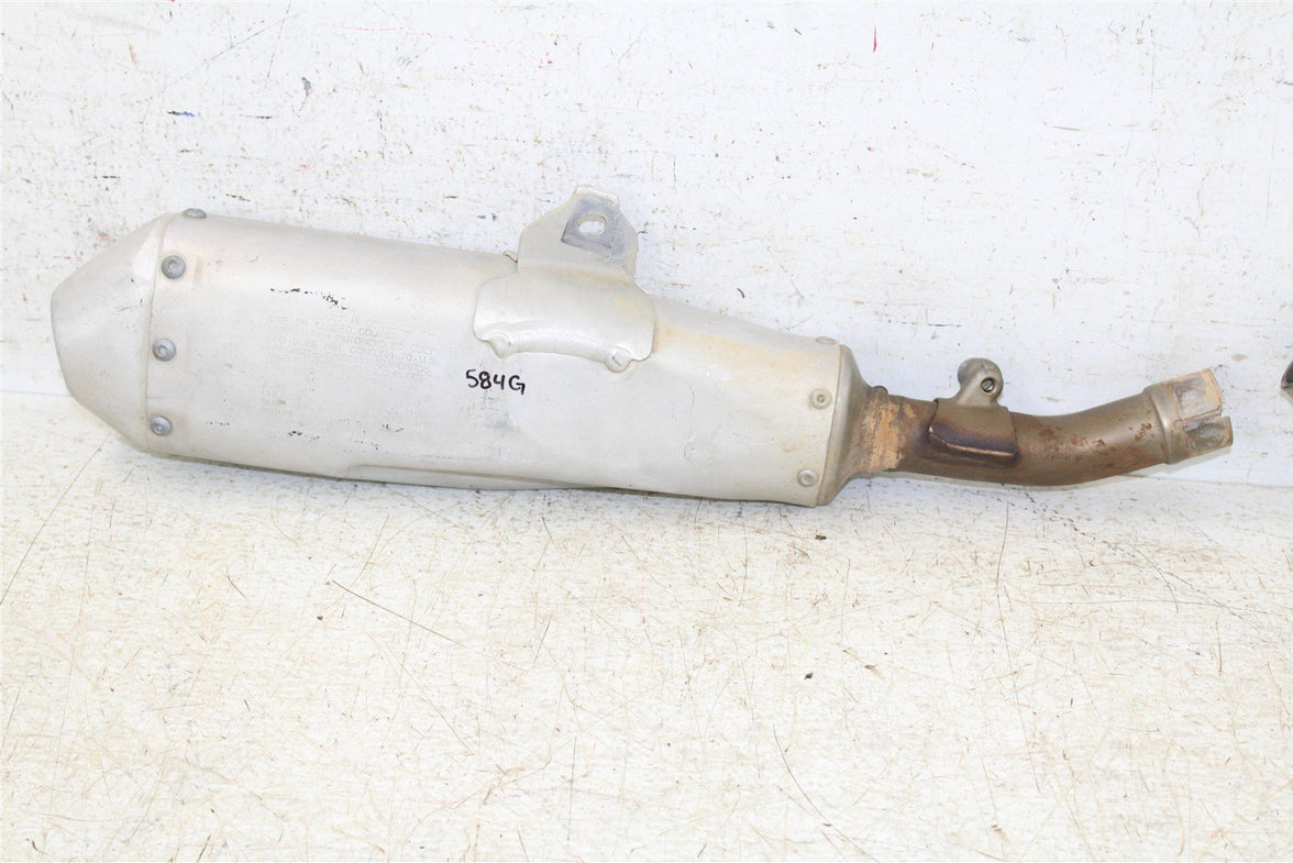 2018 Honda CRF 450R Exhaust System Head Pipe Silencer Muffler 584G