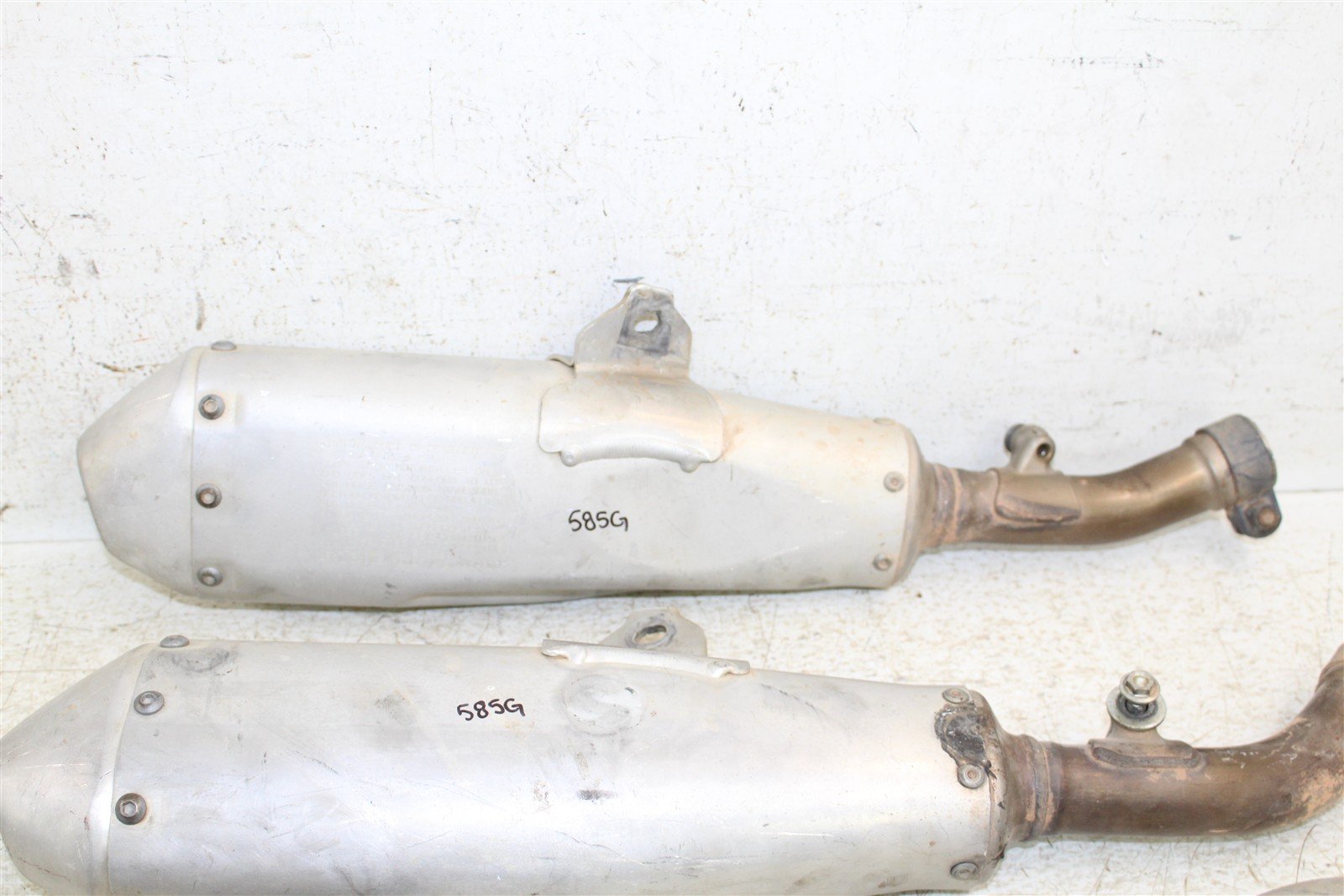 2018 Honda CRF 450R Exhaust System Head Pipe Silencer Muffler 585G