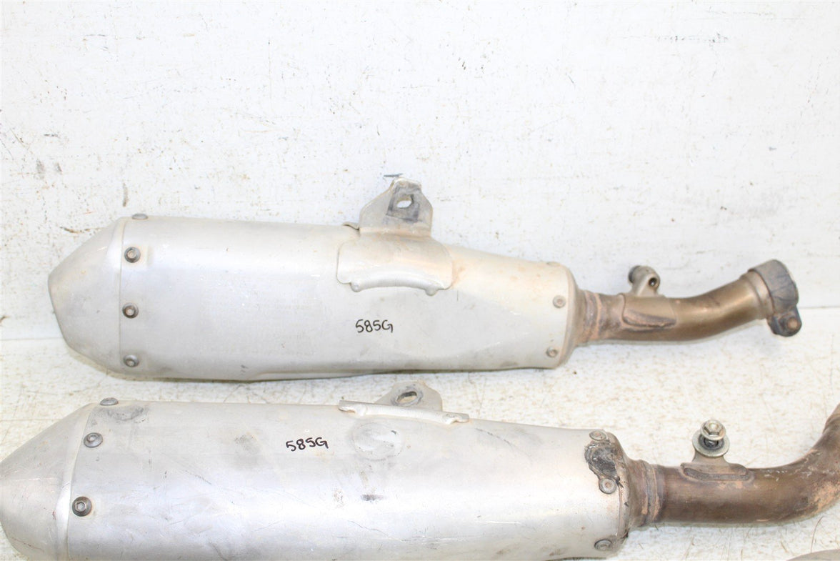 2018 Honda CRF 450R Exhaust System Head Pipe Silencer Muffler 585G