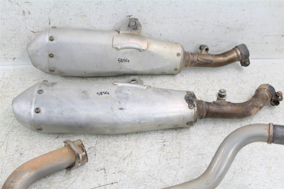 2018 Honda CRF 450R Exhaust System Head Pipe Silencer Muffler 585G