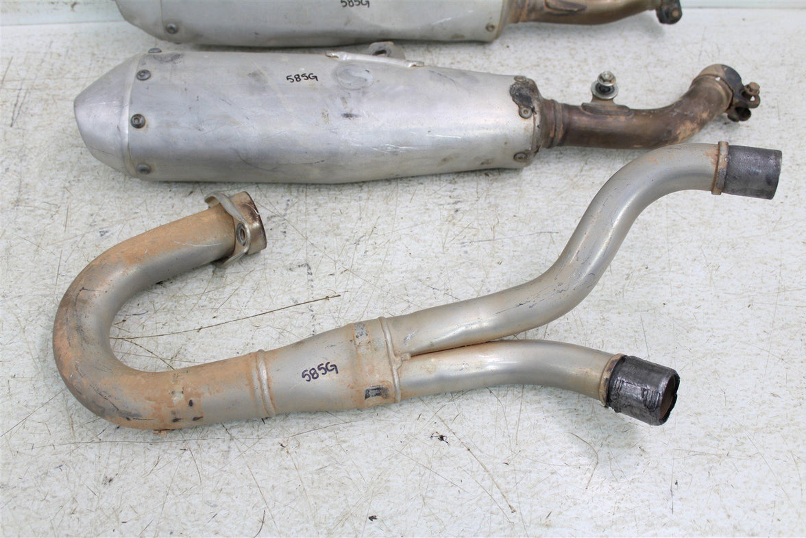 2018 Honda CRF 450R Exhaust System Head Pipe Silencer Muffler 585G