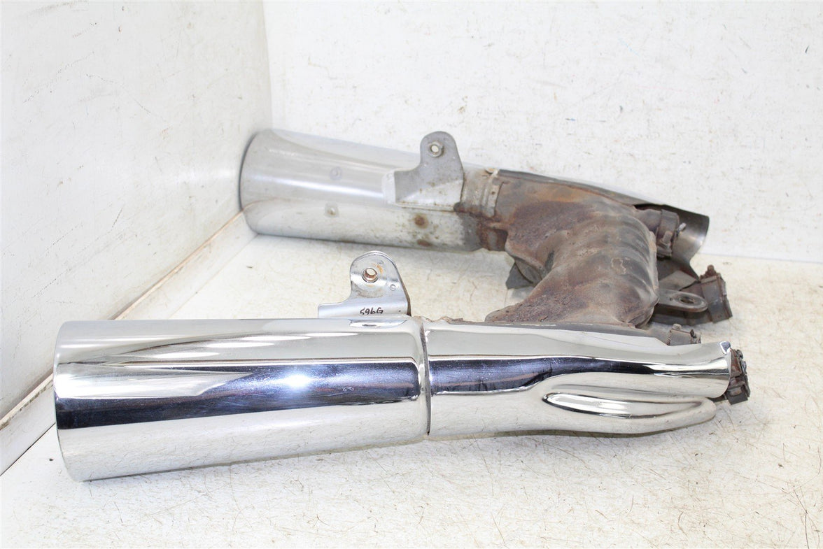 2003 Yamaha V Max VMX12R Exhaust Silencer Muffler 596G
