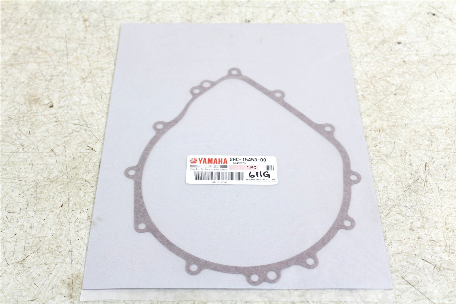 NOS Yamaha YXZ 1000R Clutch Cover Gasket 2HC-15453-00 NOS 611G