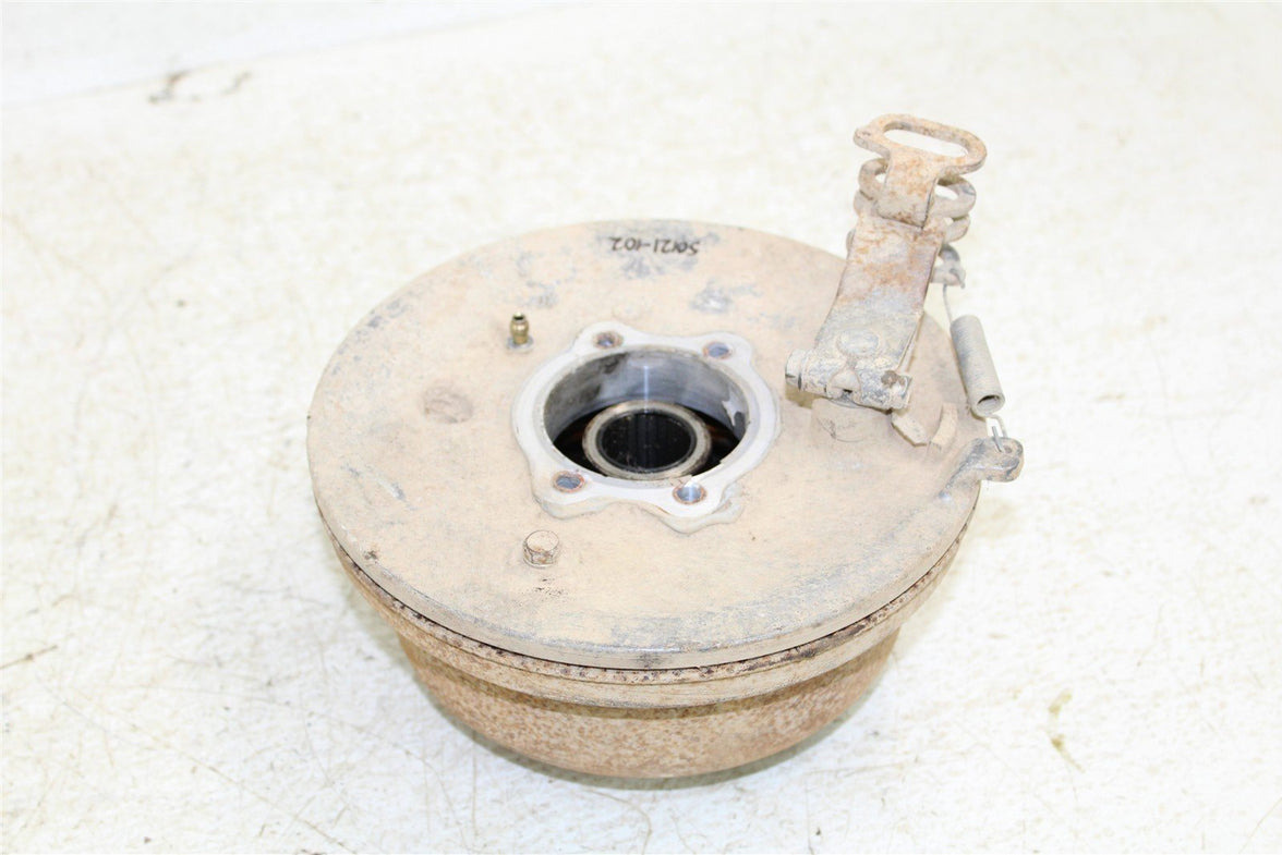 2003 Yamaha Bear Tracker 250 Rear Brake Drum Backing Plate Panel Hub 50121
