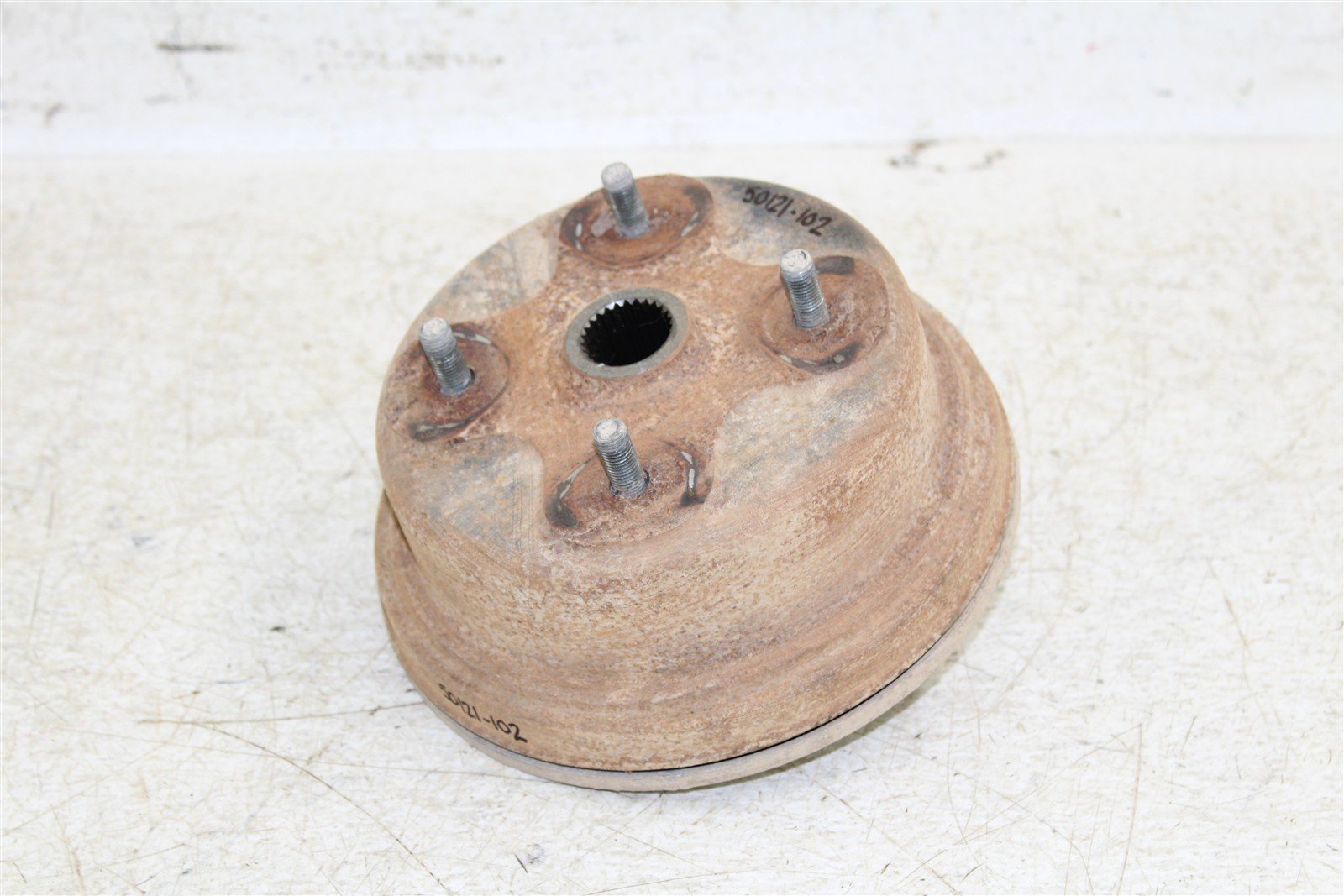 2003 Yamaha Bear Tracker 250 Rear Brake Drum Backing Plate Panel Hub 50121