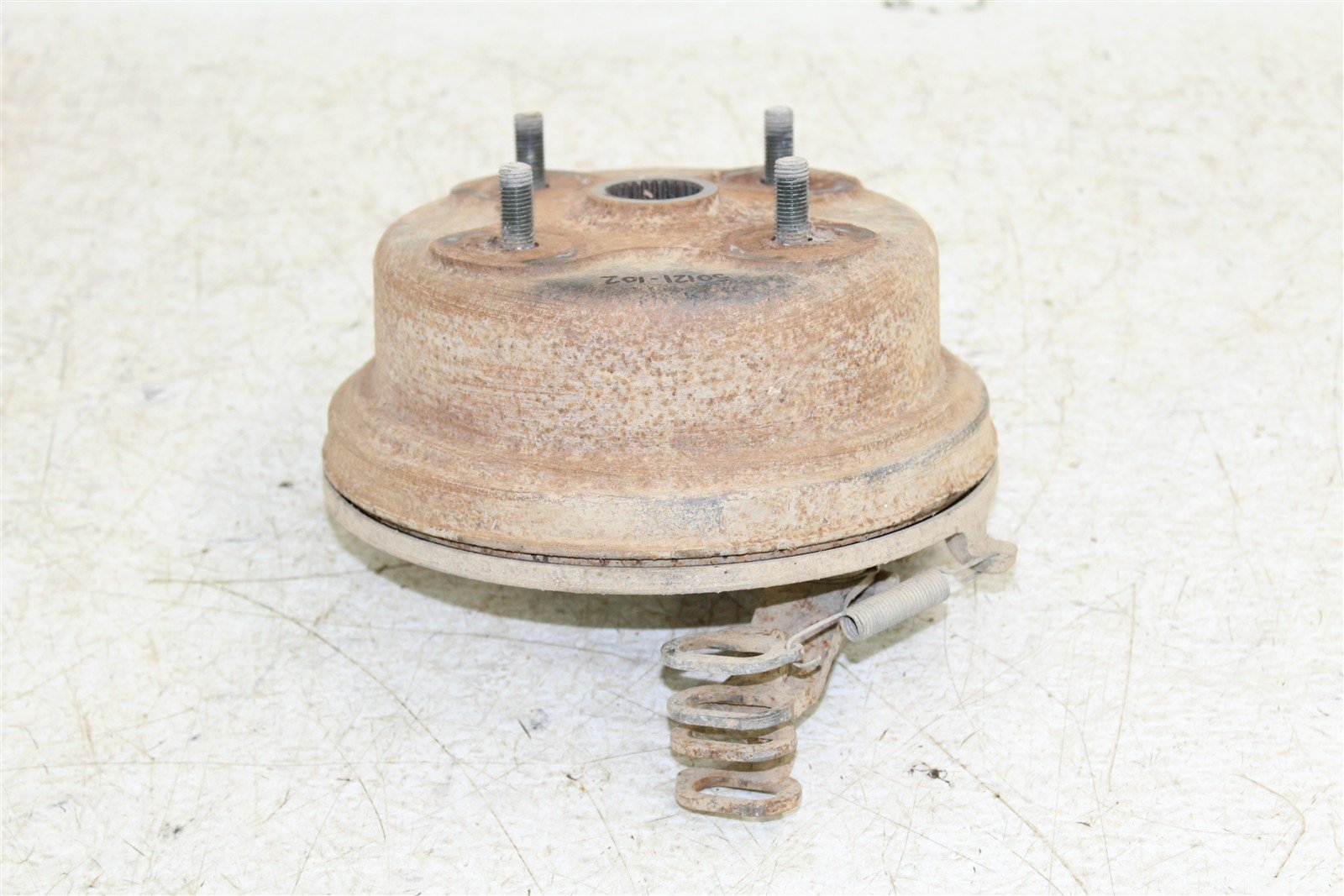 2003 Yamaha Bear Tracker 250 Rear Brake Drum Backing Plate Panel Hub 50121