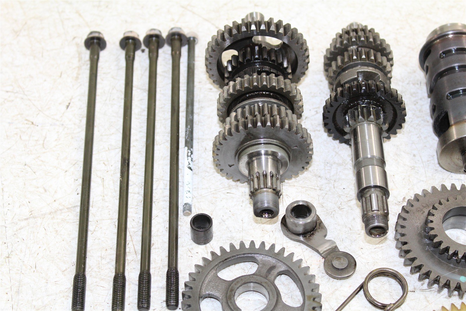 2003 Yamaha Bear Tracker 250 Transmission Gears Shift Shaft Forks Drum 50121