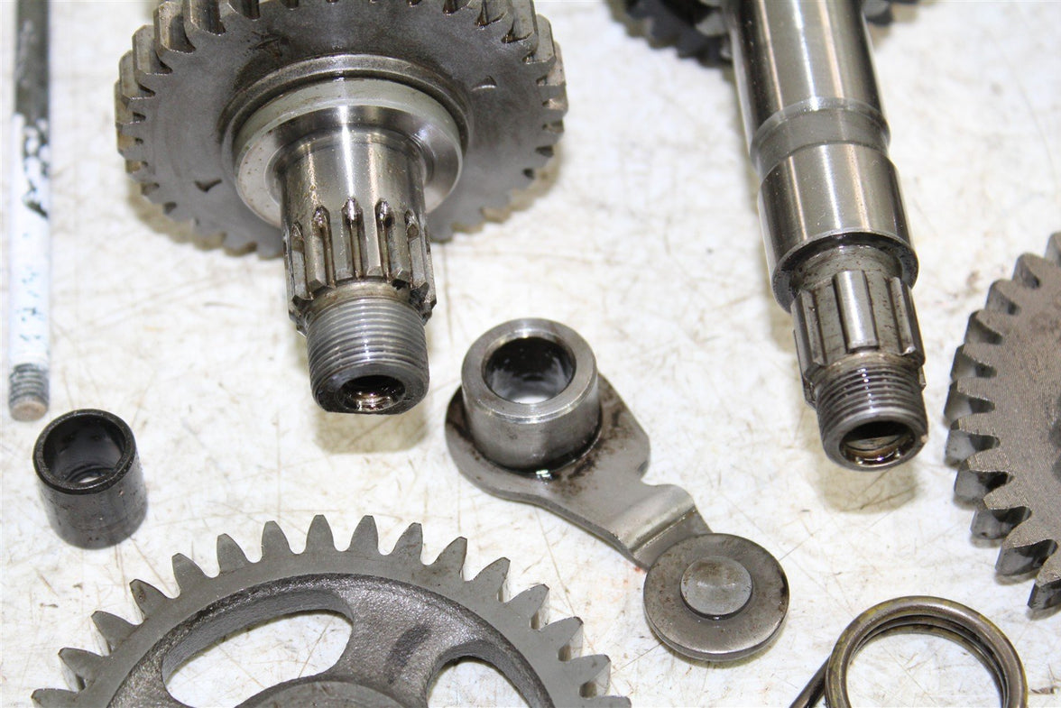 2003 Yamaha Bear Tracker 250 Transmission Gears Shift Shaft Forks Drum 50121