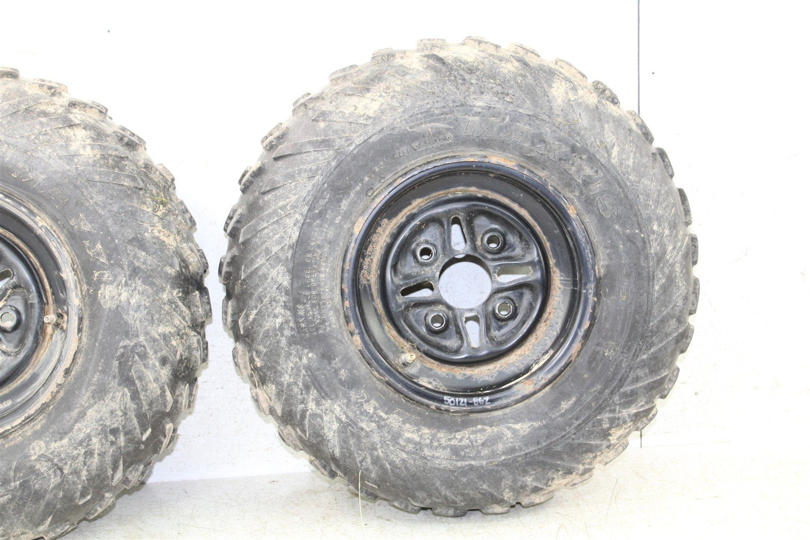 2003 Yamaha Bear Tracker 250 Front Wheel Set Rims 50121