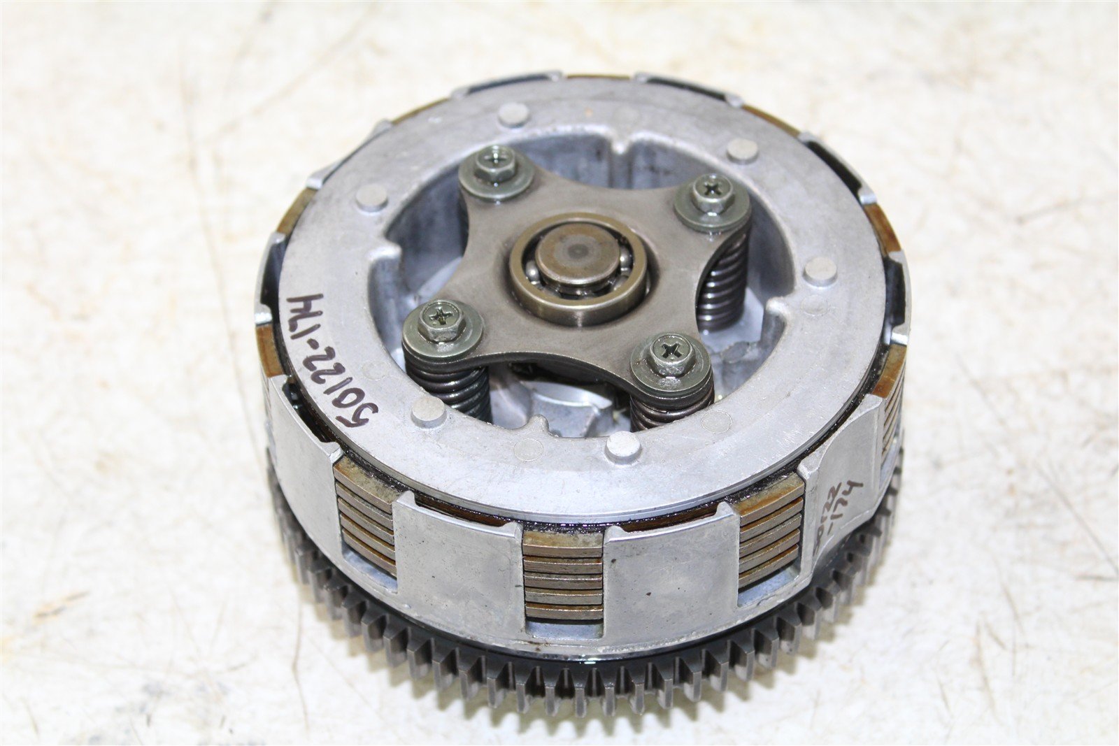 1999 Yamaha Bear Tracker 250 Clutch Basket Inner Hub Pressure Plate 50122