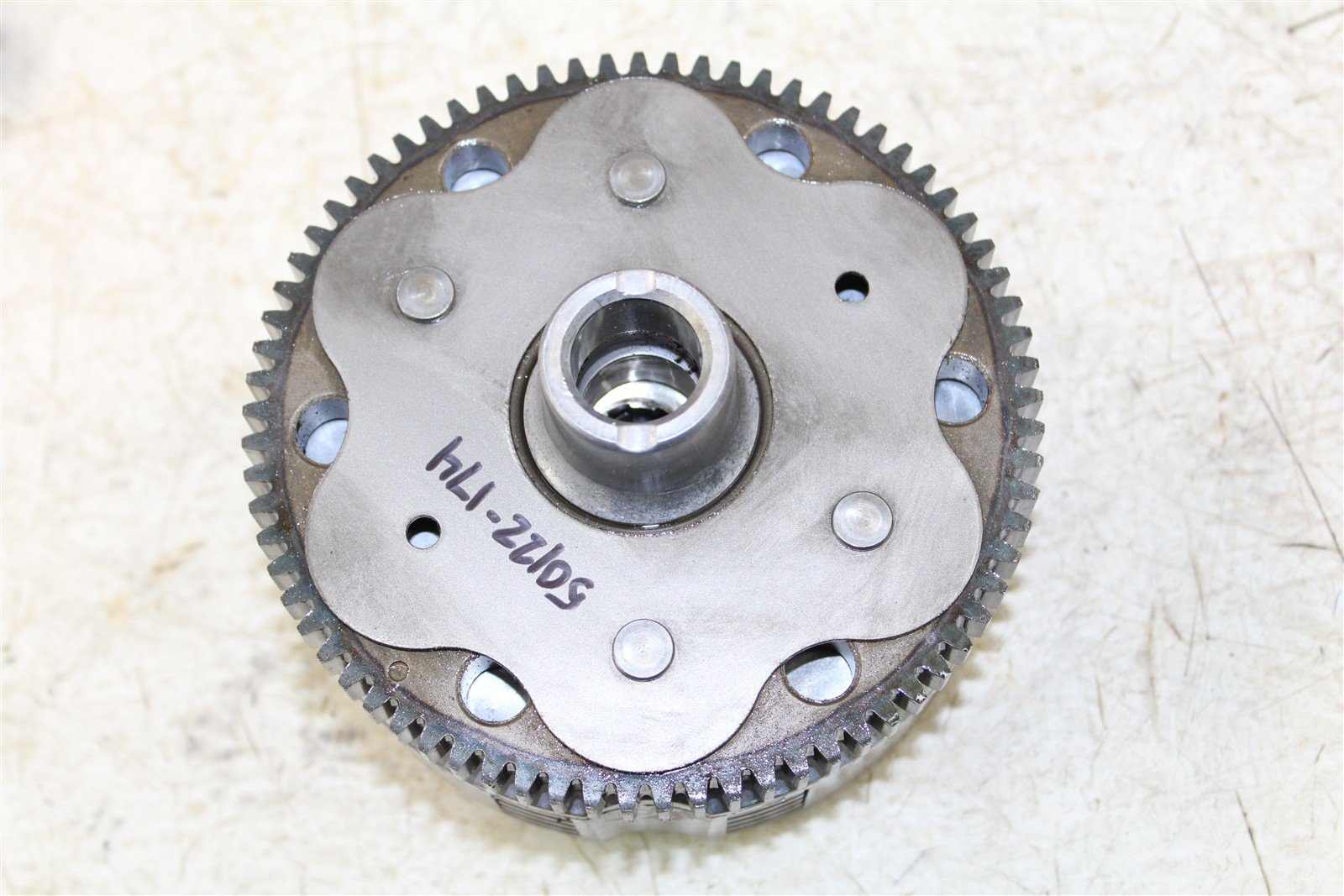 1999 Yamaha Bear Tracker 250 Clutch Basket Inner Hub Pressure Plate 50122