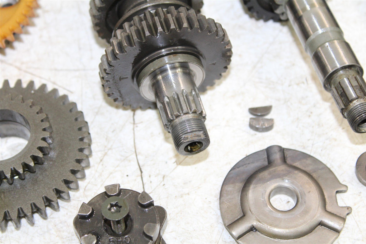 1999 Yamaha Bear Tracker 250 Transmission Gears Shift Shaft Forks Drum 50122