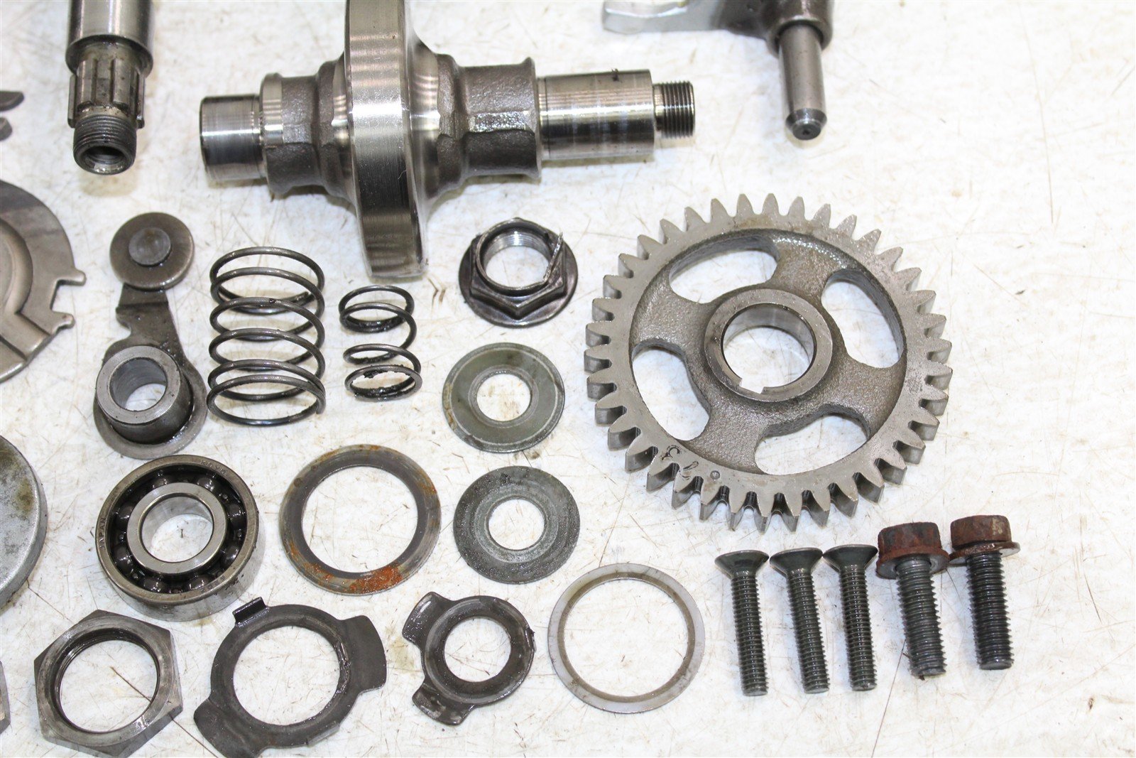 1999 Yamaha Bear Tracker 250 Transmission Gears Shift Shaft Forks Drum 50122