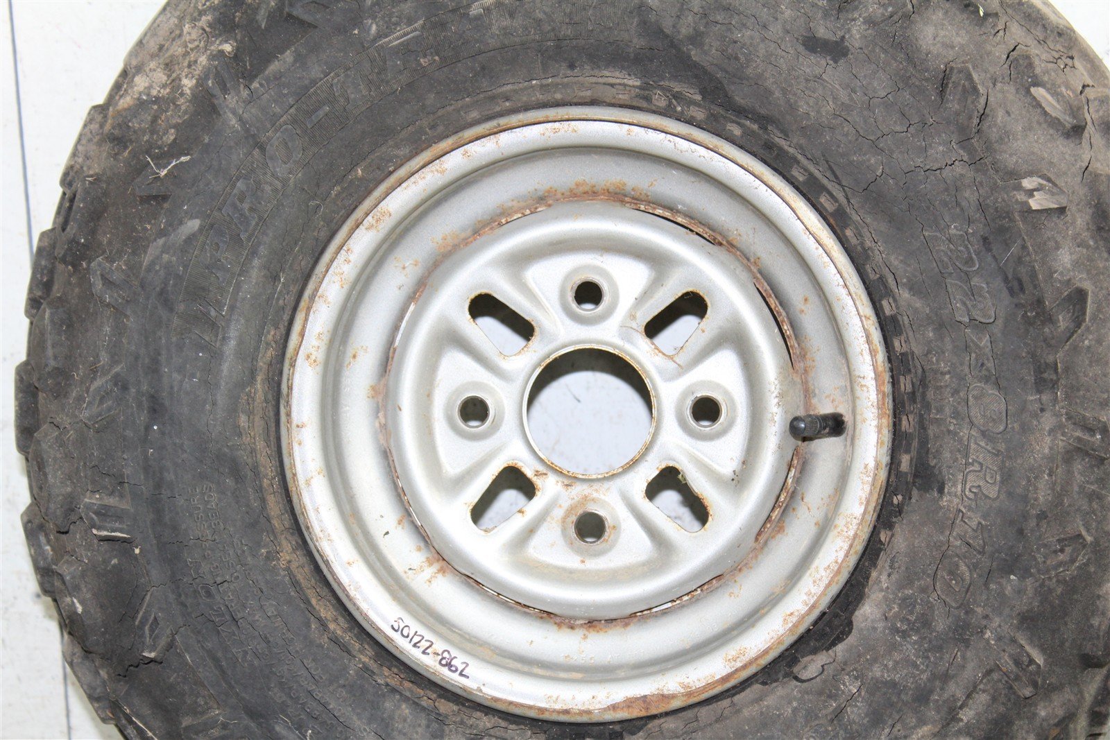 1999 Yamaha Bear Tracker 250 Front Wheel Set Rims 50122