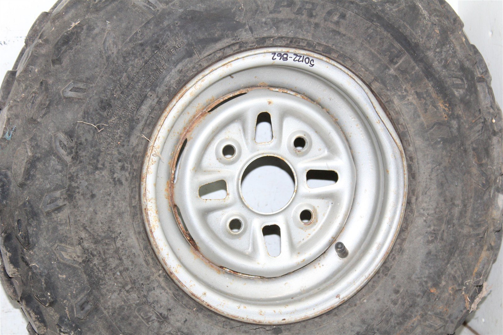 1999 Yamaha Bear Tracker 250 Front Wheel Set Rims 50122