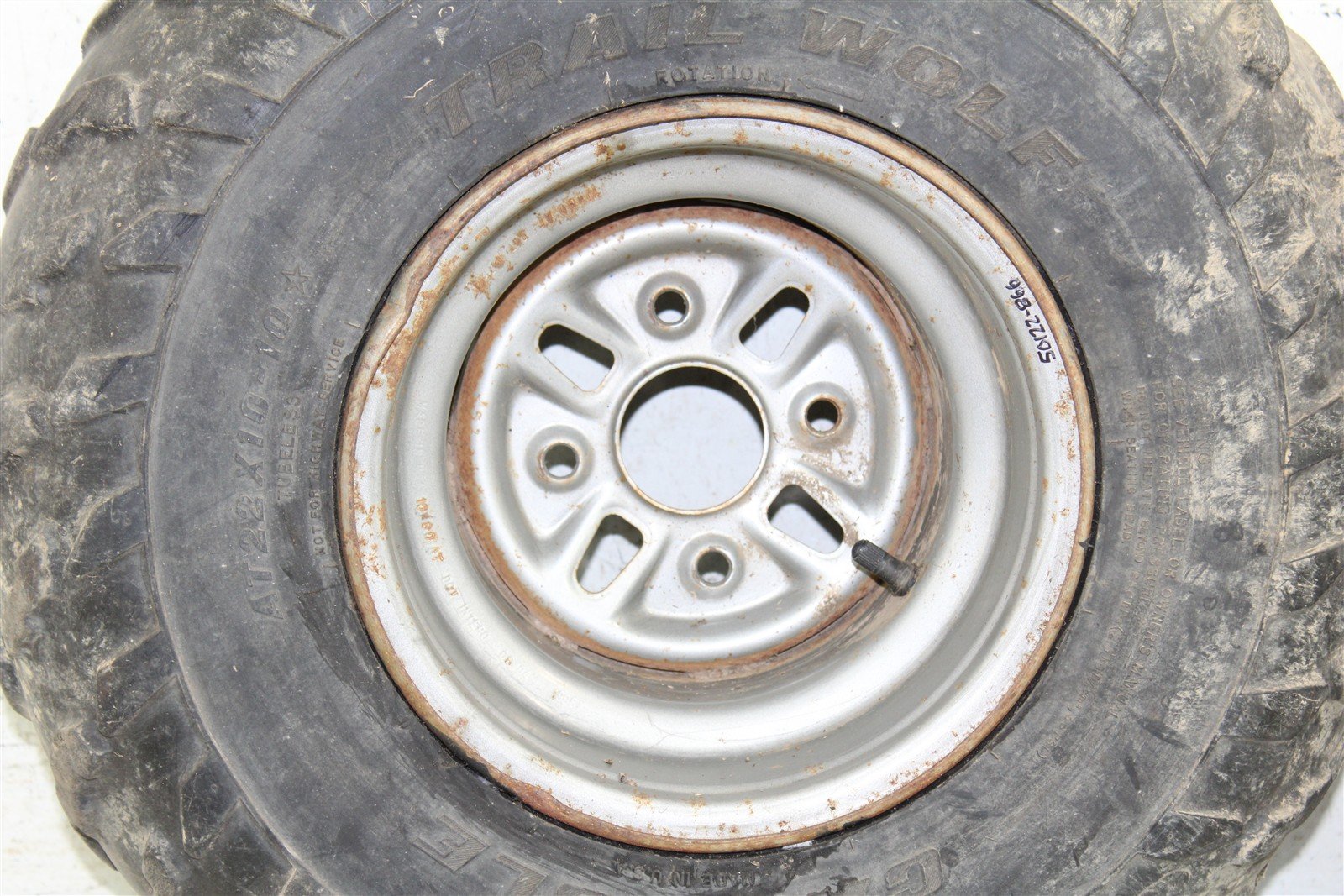 1999 Yamaha Bear Tracker 250 Rear Wheel Set Rims 50122
