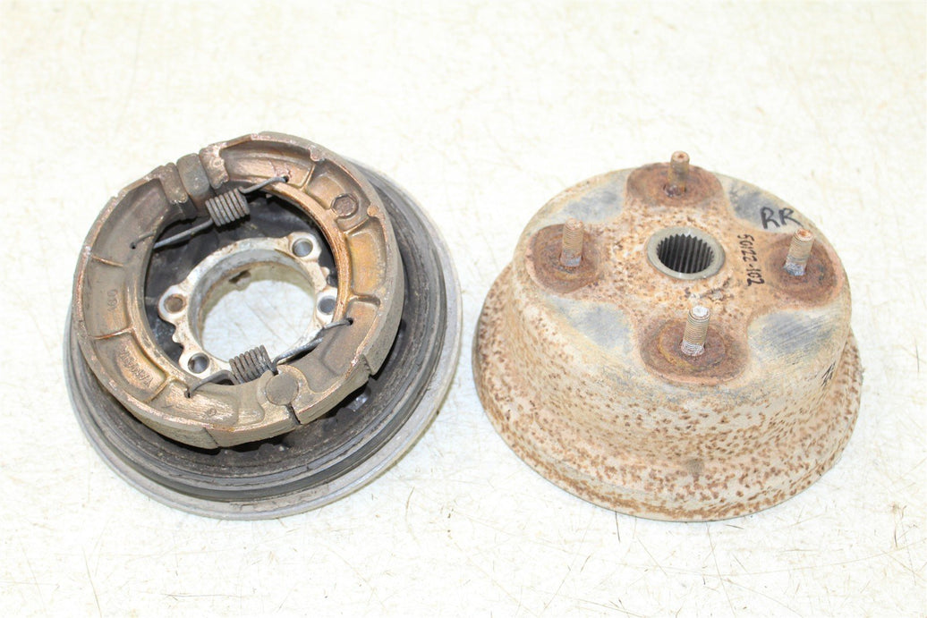 1999 Yamaha Bear Tracker 250 Rear Brake Drum Backing Plate Panel Hub 50122