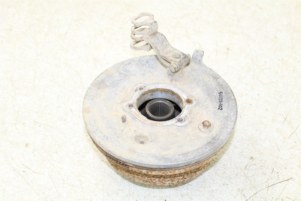 1999 Yamaha Bear Tracker 250 Rear Brake Drum Backing Plate Panel Hub 50122