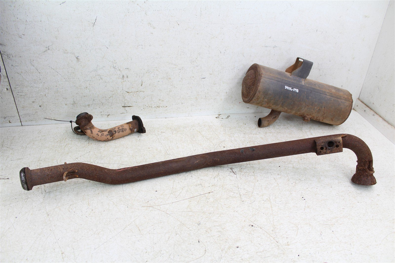 2007 Polaris Trail Boss 330 2x4 Exhaust Head Pipe Silencer Muffler 34156