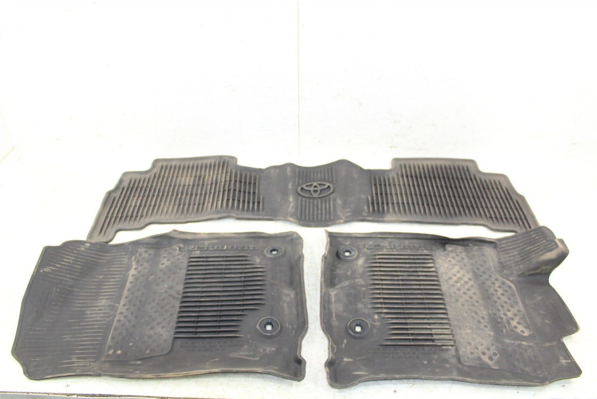 2013-2022 Toyota 4runner Front & Rear Rubber Floor Mats
