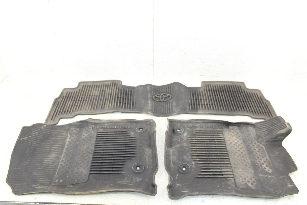 2013-2022 Toyota 4runner Front & Rear Rubber Floor Mats