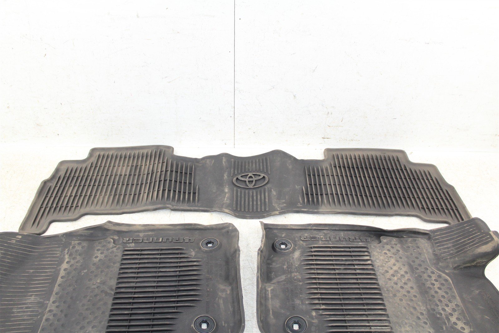 2013-2022 Toyota 4runner Front & Rear Rubber Floor Mats