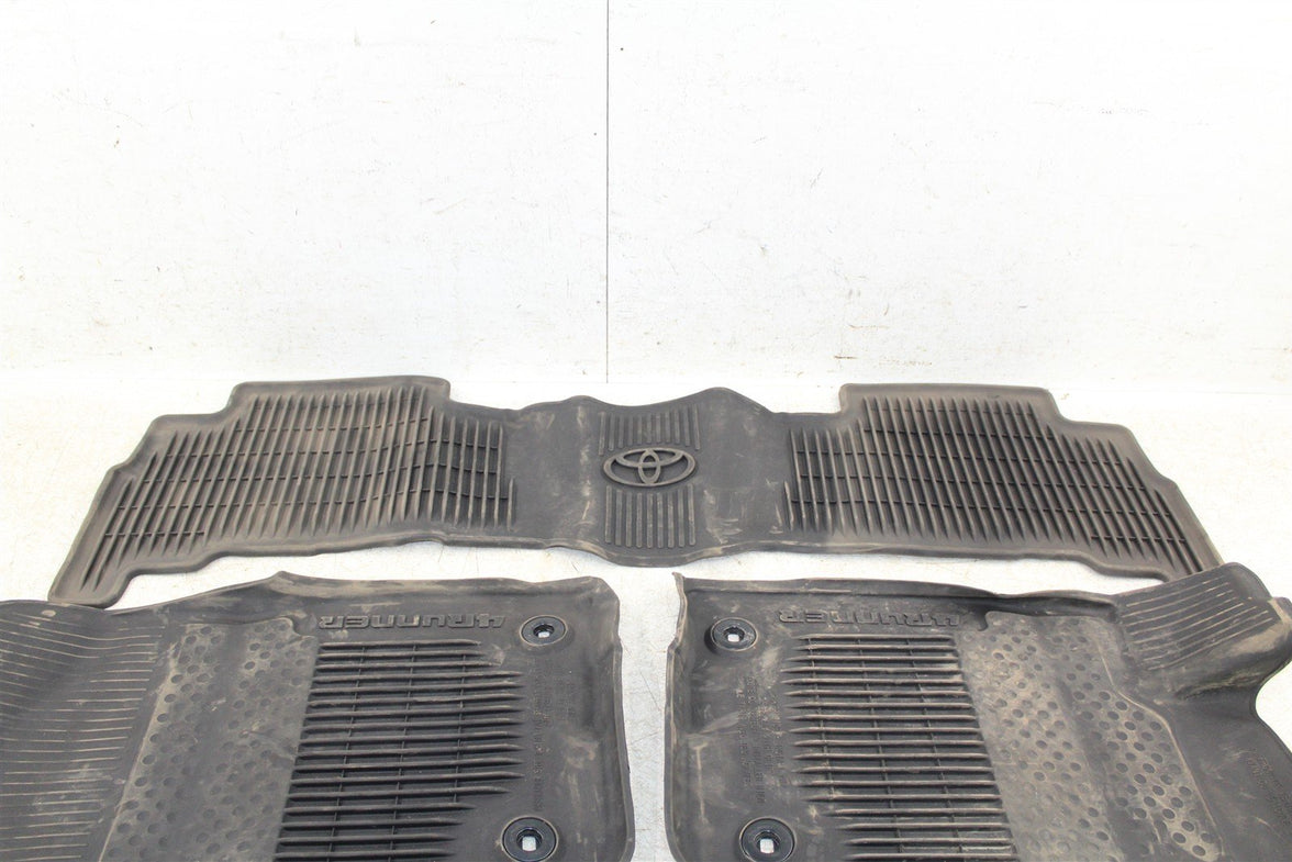 2013-2022 Toyota 4runner Front & Rear Rubber Floor Mats