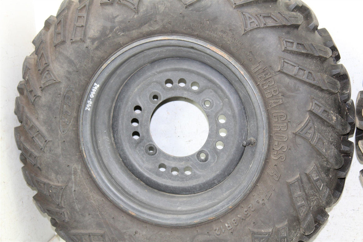2008 Kawasaki Prairie 360 4x4 Front Wheel Set Rims 24060