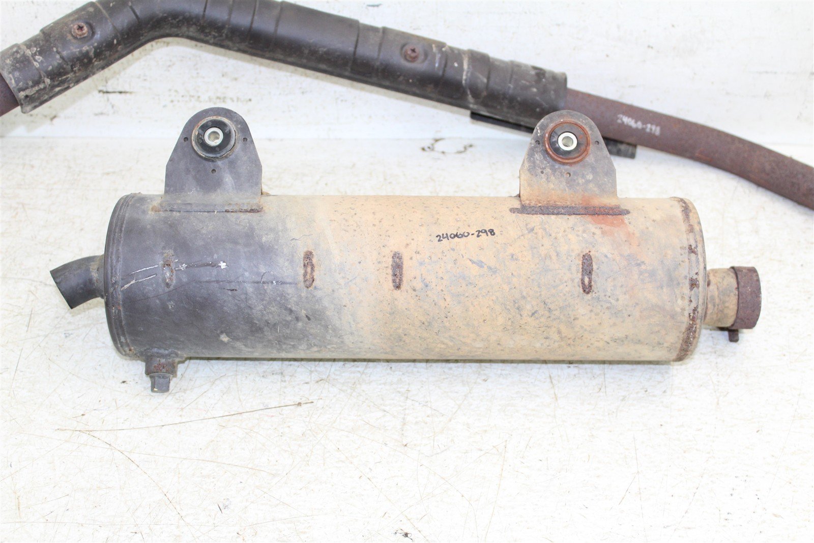 2008 Kawasaki Prairie 360 4x4 Exhaust Head Pipe Silencer Muffler 24060