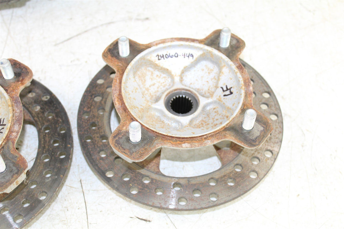 2008 Kawasaki Prairie 360 4x4 Front Hubs Brake Rotors 24060