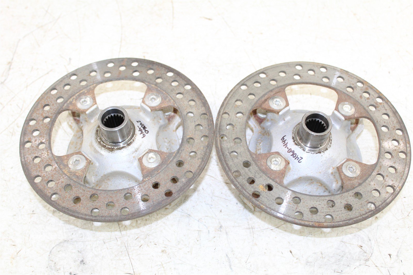 2008 Kawasaki Prairie 360 4x4 Front Hubs Brake Rotors 24060