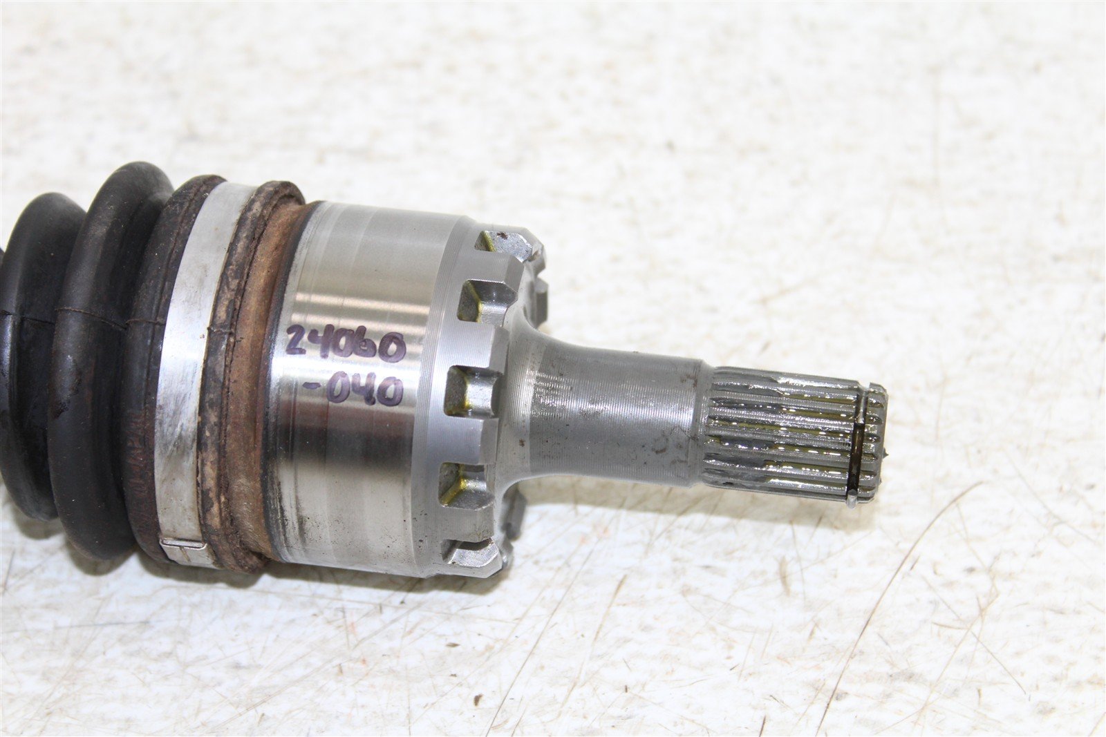 2008 Kawasaki Prairie 360 4x4 Left Front CV Axle Boot Straight 24060
