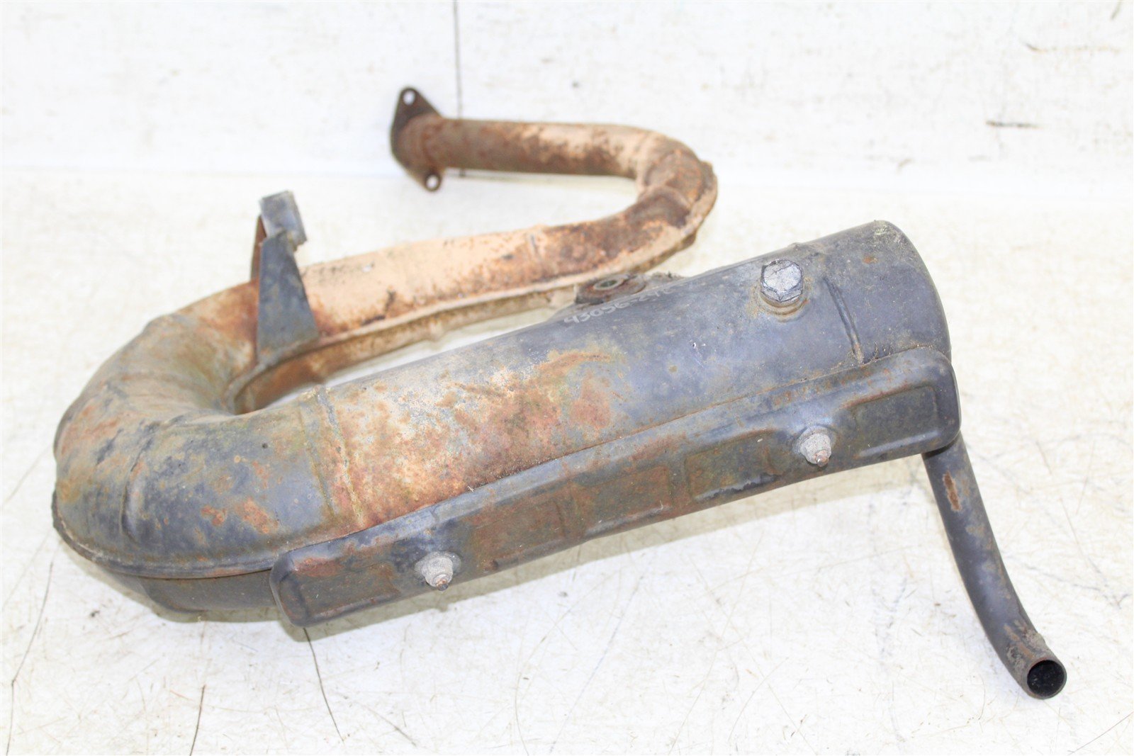 2003 Suzuki Quad Sport LT 80 Exhaust Head Pipe Silencer Muffler 43056
